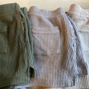 Aerie waffle shorts